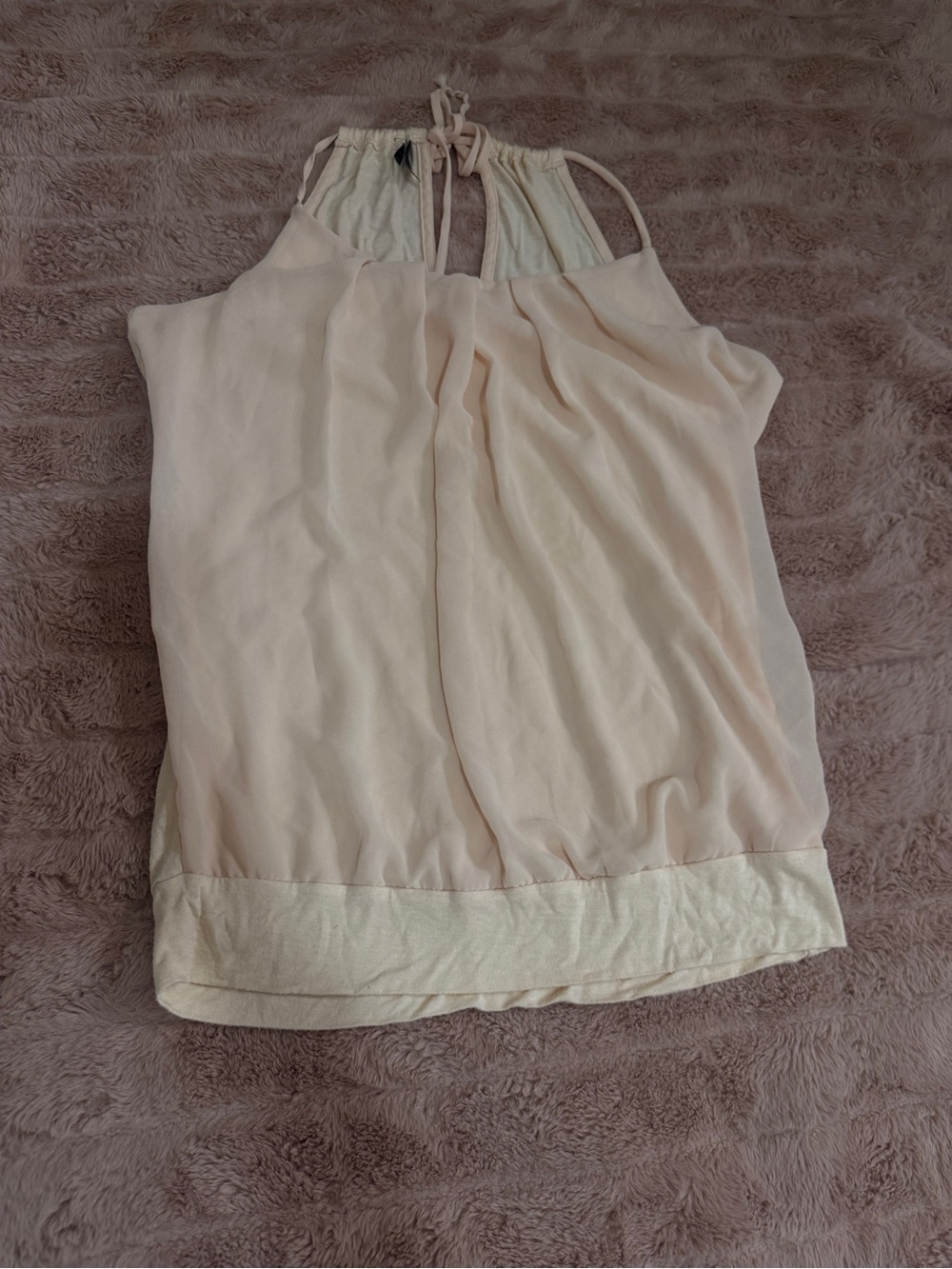 Light pink halter top